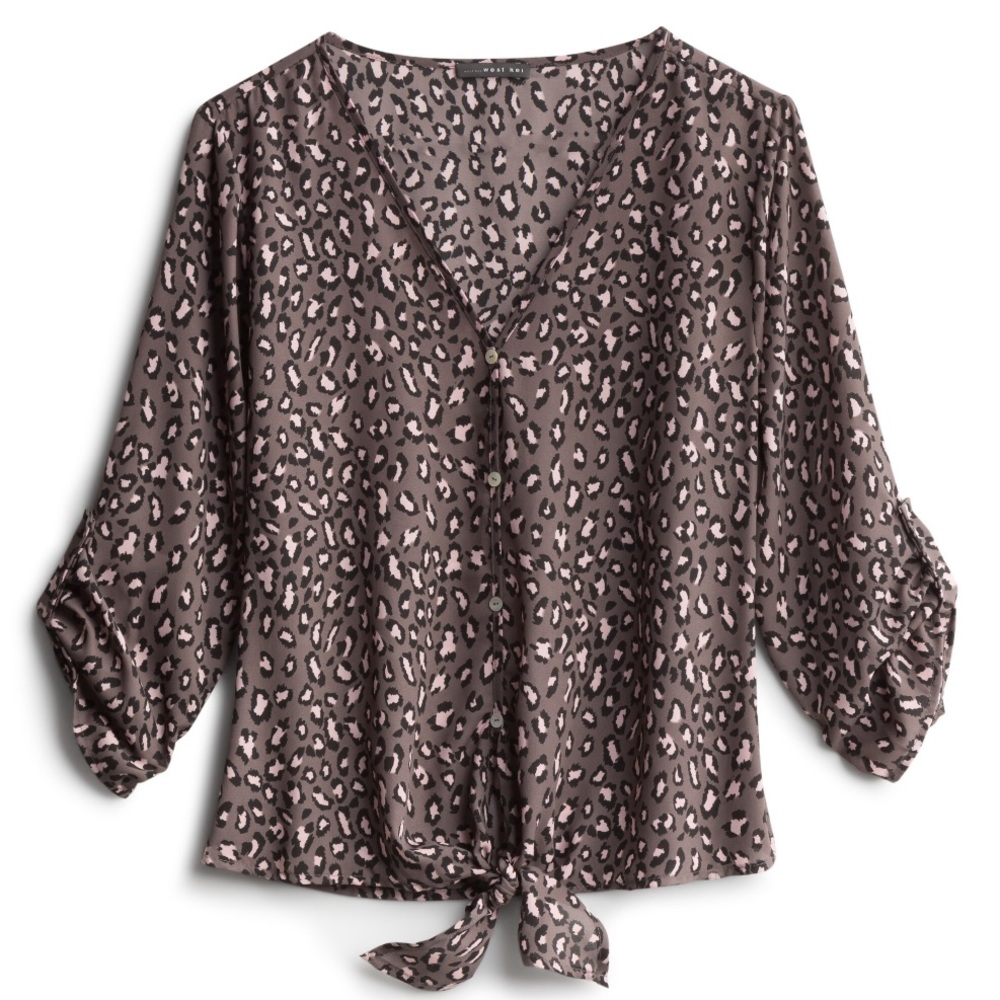 WEST KEI Taleen Tie-front top